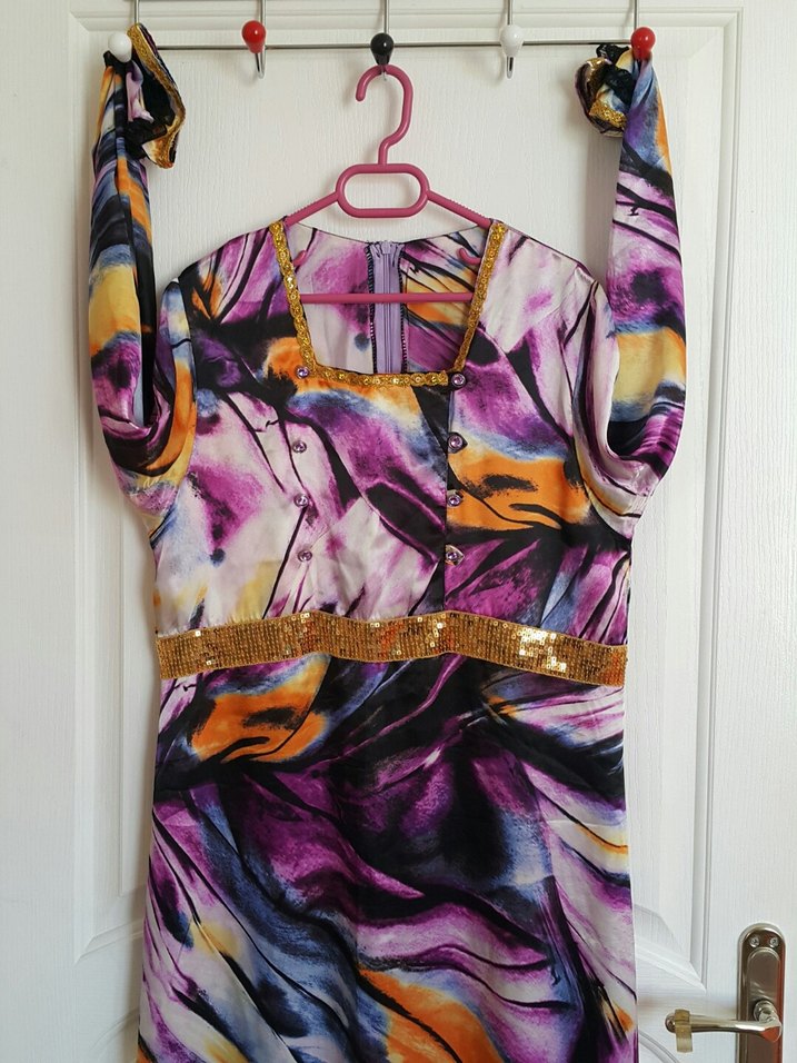 #uzun #elbise #saten #şık #moda #trend #yeni - Görsel 5