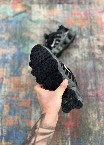 nike shox Siyah Tie-Dye Erkek Spor Ayakkabı - Görsel 6