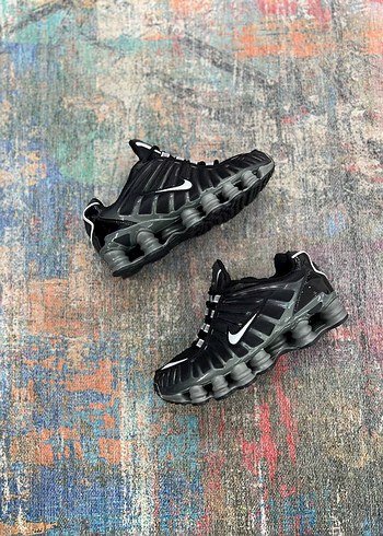 nike shox Siyah Tie-Dye Erkek Spor Ayakkabı - Görsel 4
