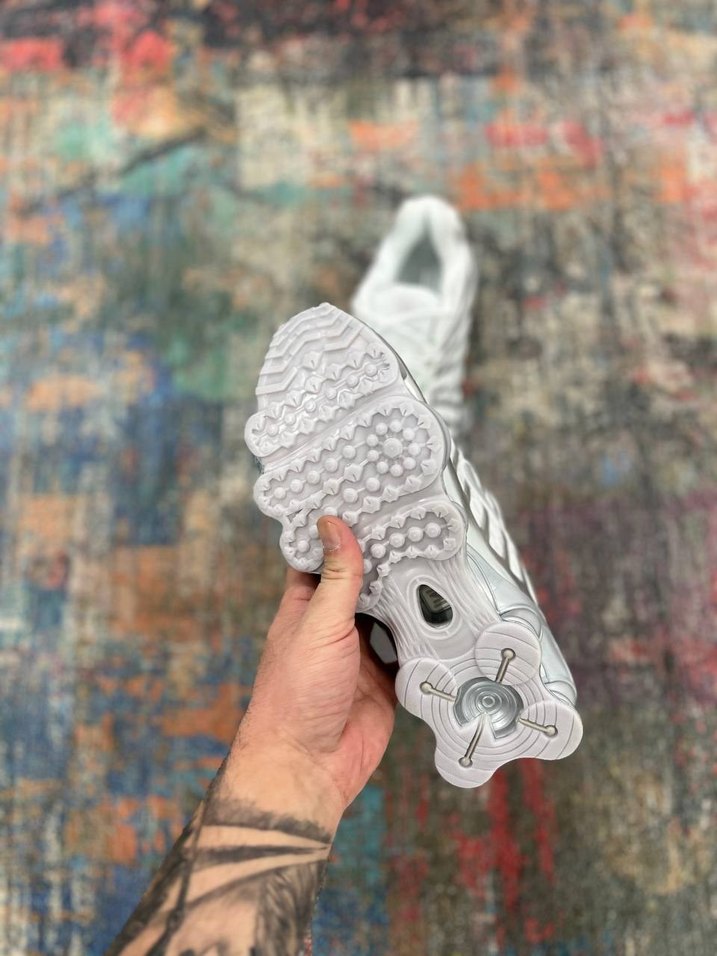 nike shox Gri Beyaz Erkek Spor Ayakkabı - Görsel 3