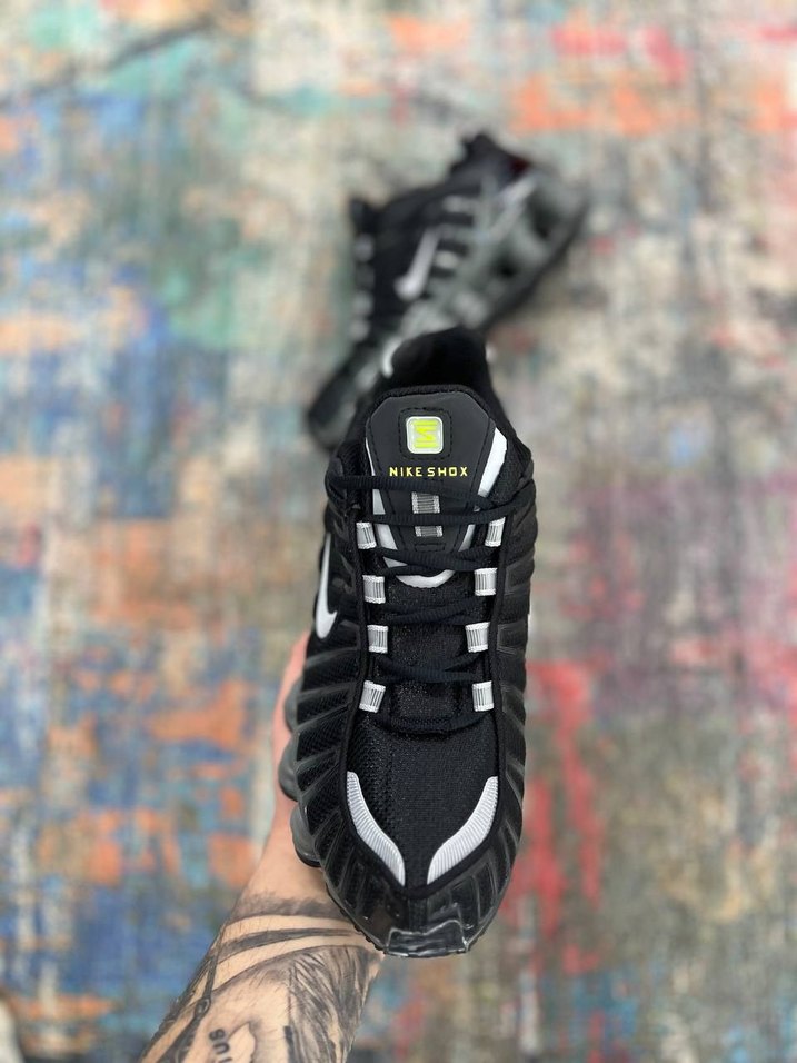 Nike shox Siyah Tie-Dye Erkek Spor Ayakkabı - Görsel 5