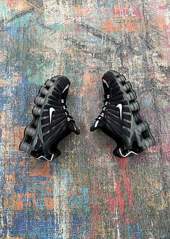 nike shox Siyah Bağcıklı Erkek Spor Ayakkabı - Görsel 7