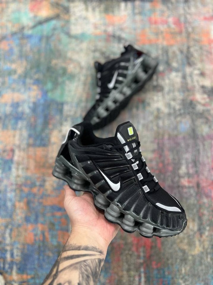 nike shox Siyah Bağcıklı Erkek Spor Ayakkabı - Görsel 3