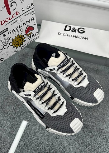 Dolce & Gabbana Gri Spor Erkek Sneakers - Görsel 6