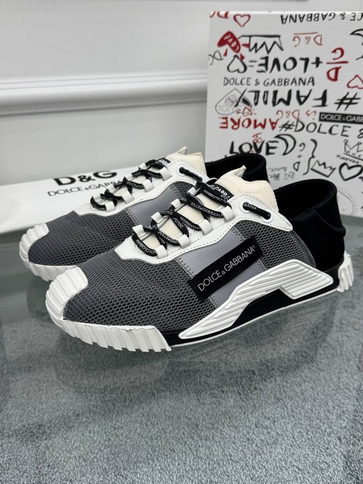 Dolce & Gabbana Gri Spor Erkek Sneakers - Görsel 2