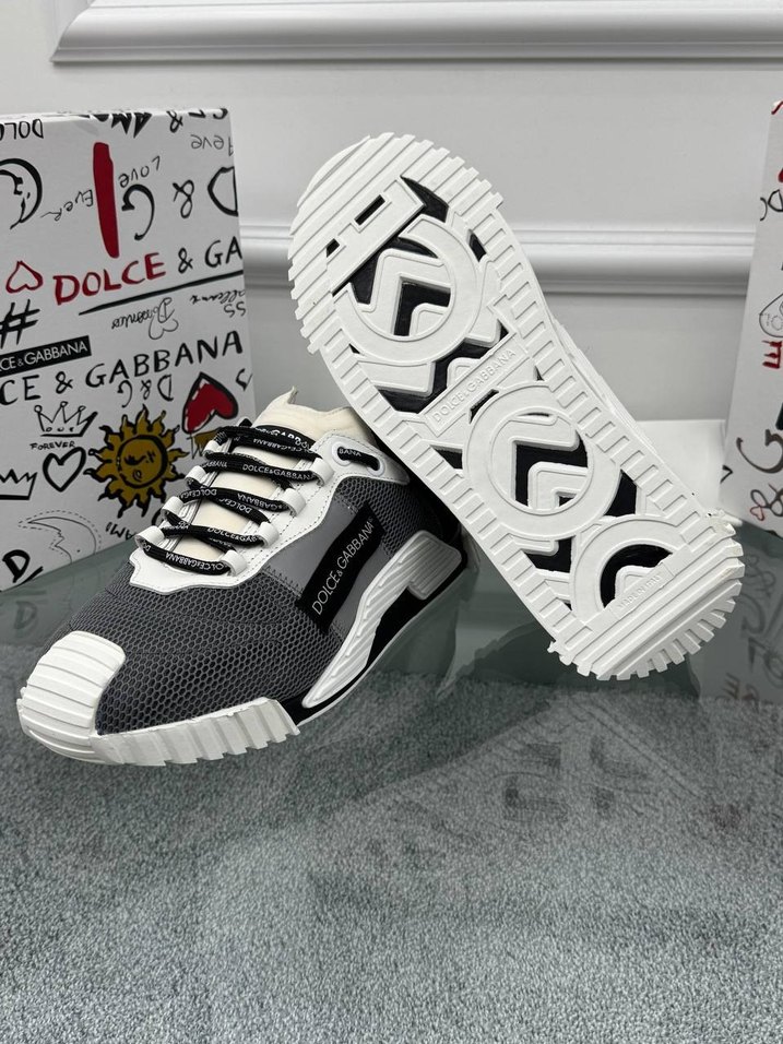 Dolce & Gabbana Gri Spor Erkek Sneakers - Görsel 5