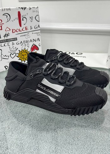 Siyah dolce Gabbana Velcro Bağcıklı Erkek Spor Ayakkabı - Görsel 5