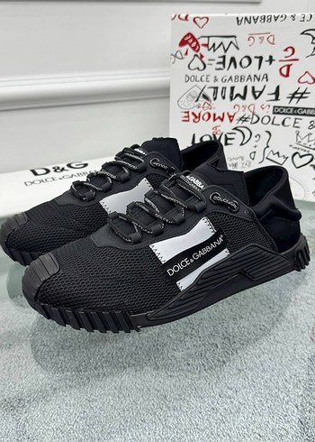 Siyah Dolce & Gabbana Erkek Spor Ayakkabı - Görsel 4