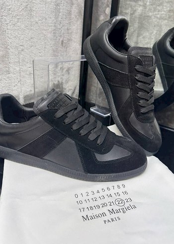 maison margiela Siyah Basic Stiletto Topuklu Spor Ayakkabı - Görsel 4