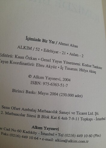 İçimizde Bir Yer - Ahmet Altan - Görsel 4