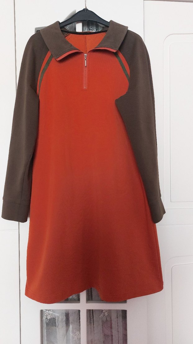 Fermuar Yakalı Tesettür Tunik - Görsel 2