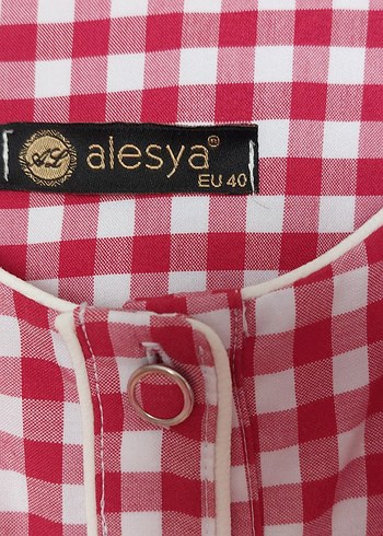 Kırmızı Tesettür   Gömlek - Görsel 3