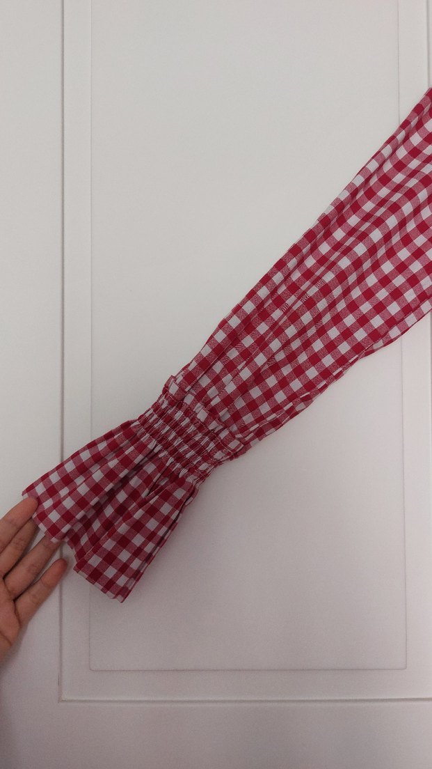 Kırmızı Tesettür   Gömlek - Görsel 5