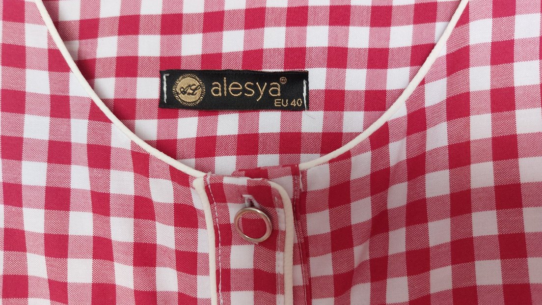 Kırmızı Tesettür   Gömlek - Görsel 3