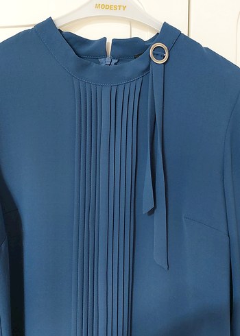 Mavi Tesettür Tunik Alesya - Görsel 2