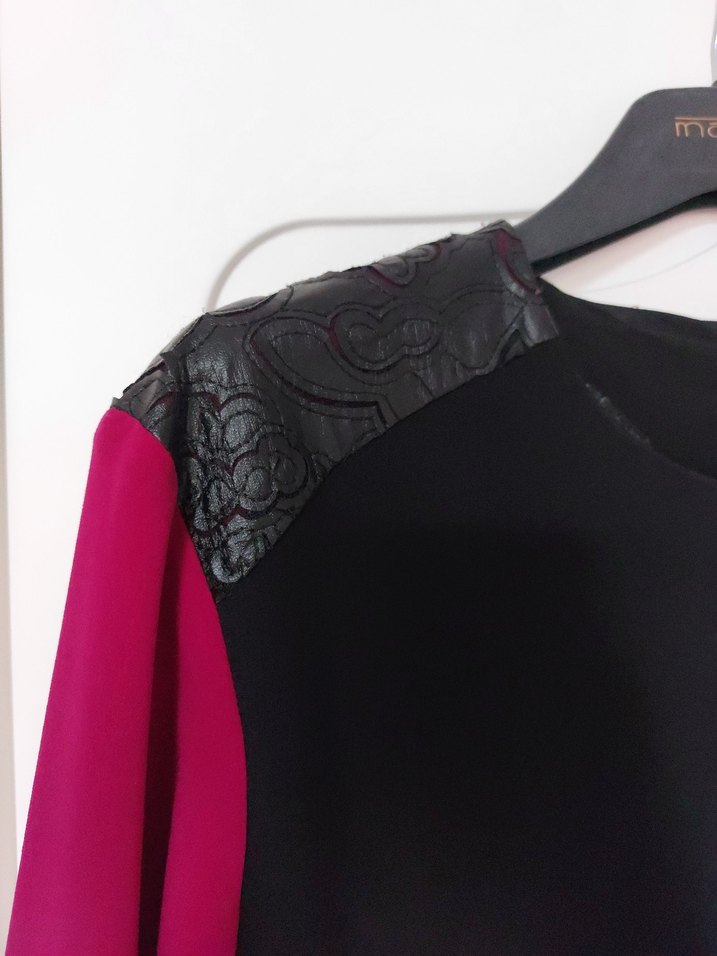 Mürdüm Siyah Tesettür Tunik Eflin - Görsel 3