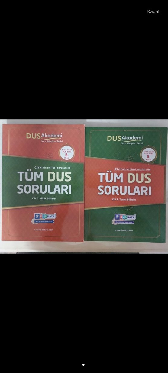 Dusdata miadent soru kitapları ve tüm dus soruları - Görsel 2