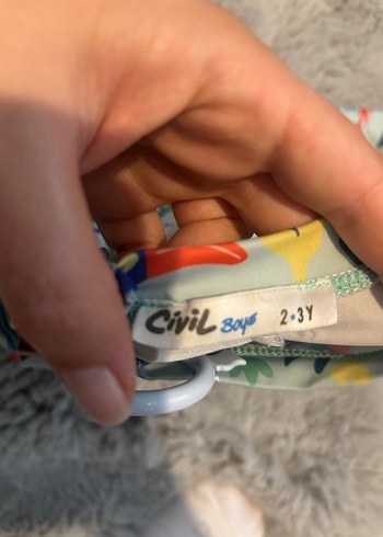 Civil Renkli Baskılı Bebek Erkek Tulum