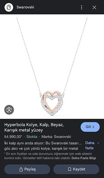 Swarovski Infinity Kolye - Görsel 8