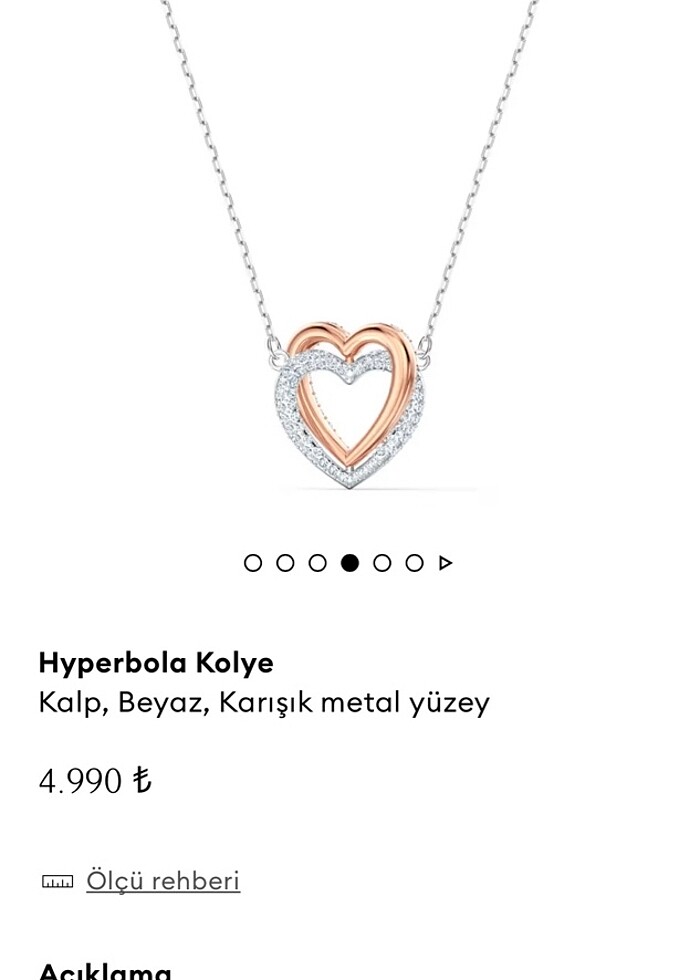 Swarovski Infinity Kolye - Görsel 2