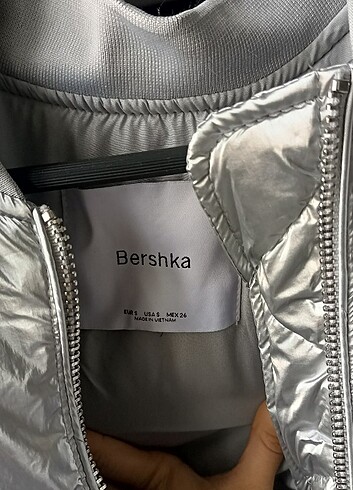 Bershka Metalik bomber çeket