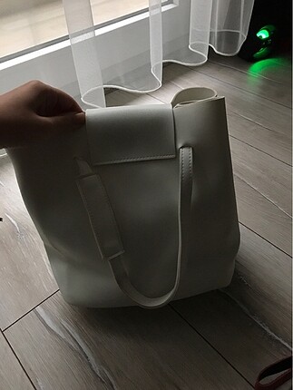 Zara beyaz çanta