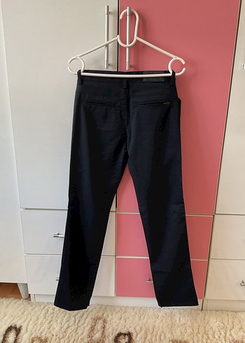 Siyah Regular Fit Midi Erkek Kot Pantolon - Görsel 5