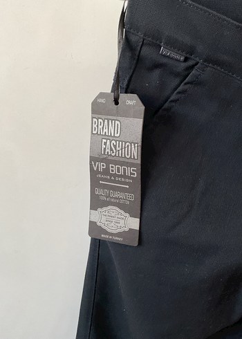 Siyah Regular Fit Midi Erkek Kot Pantolon - Görsel 4