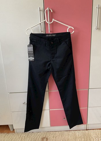 Siyah Regular Fit Midi Erkek Kot Pantolon - Görsel 2