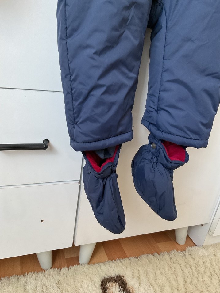 Koyu Mavi Bebek Kayak Tulumu - Görsel 3