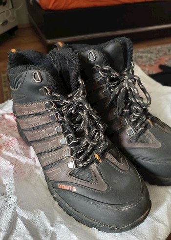 Gri Bağcıklı Erkek Outdoor Bot - Görsel 2