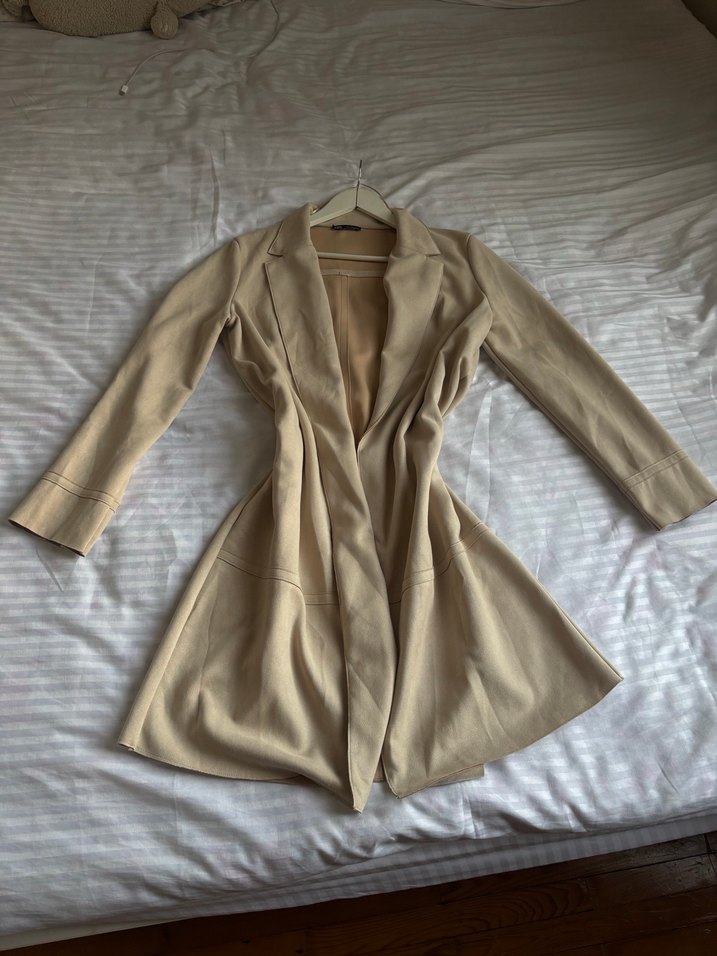 ZARA İNCE KAP SÜST CEKET - Görsel 2