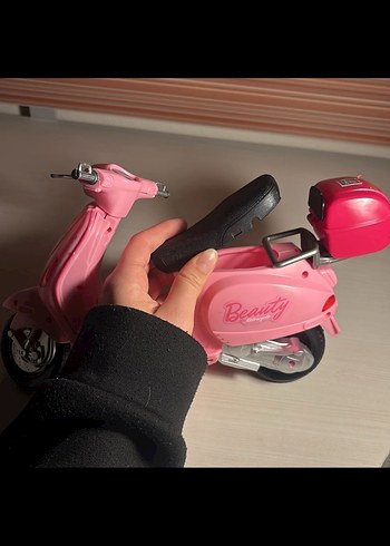 Pembe Oyuncak Scooter Araba - Görsel 3