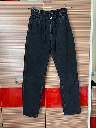 siyah mom jean