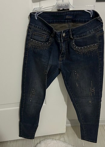 Lacoste Koyu Lacivert Tasli Dar Paca Jean