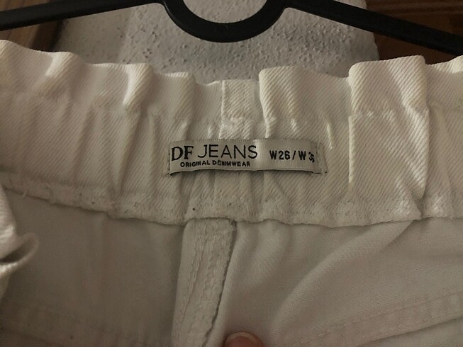 s Beden beyaz Renk Yüksek bel mom jean