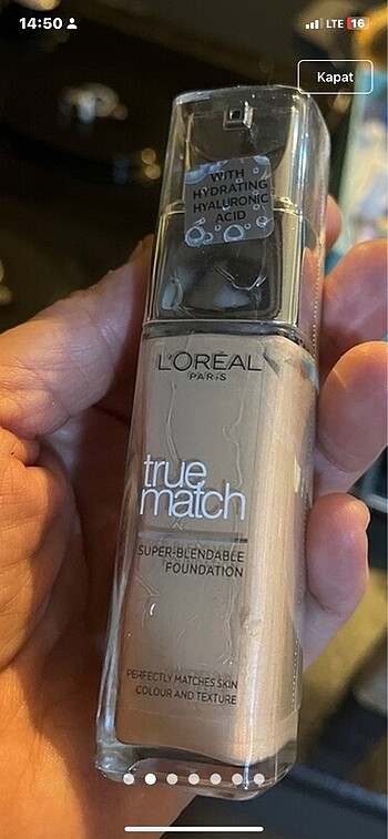 Loreal true mach fondöten