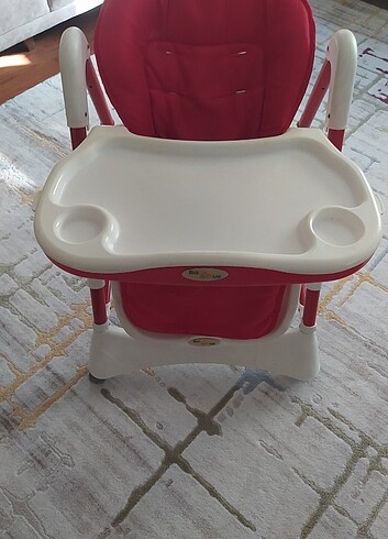 Beden kırmızı Renk Bebek mama sandalyesi