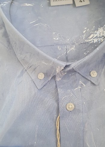 Bej Pamuklu Uzun Kollu Erkek Gömlek - Görsel 3