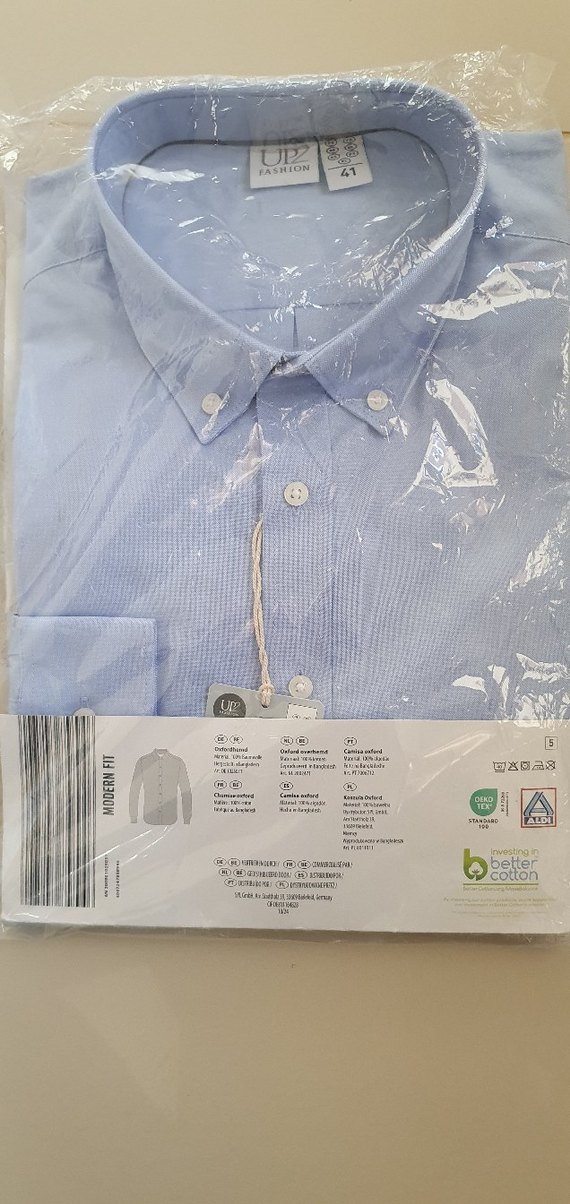 Bej Pamuklu Uzun Kollu Erkek Gömlek - Görsel 2