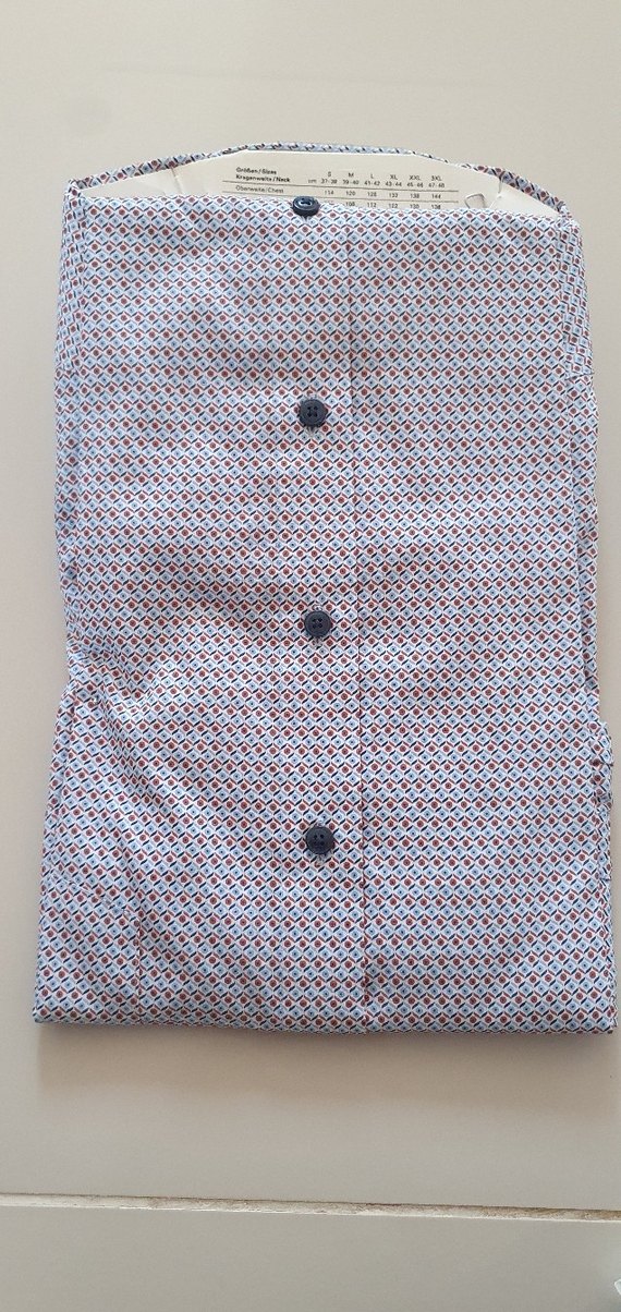 Bordo Desenli Uzun Kollu Erkek Gömlek - Görsel 2