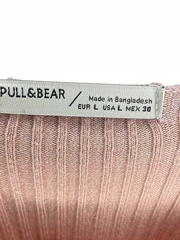 l Beden pembe Renk Pull and Bear Kazak / Triko %70 İndirimli.