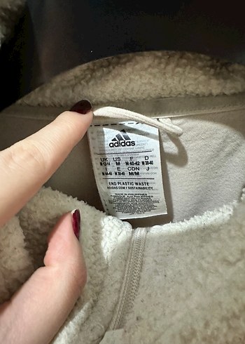 Adidas Adidas Kadın Beyaz Kürklü Ceket