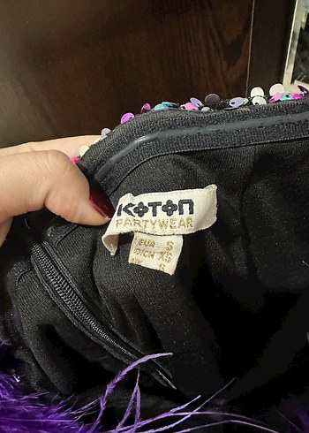 Koton Mor Kadın Mini Elbise