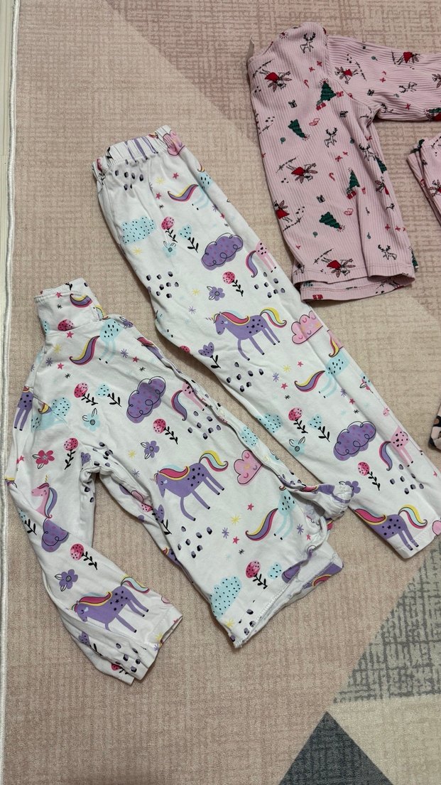 Kız Çocuk pijama takımı 5-6 yaş - Görsel 2