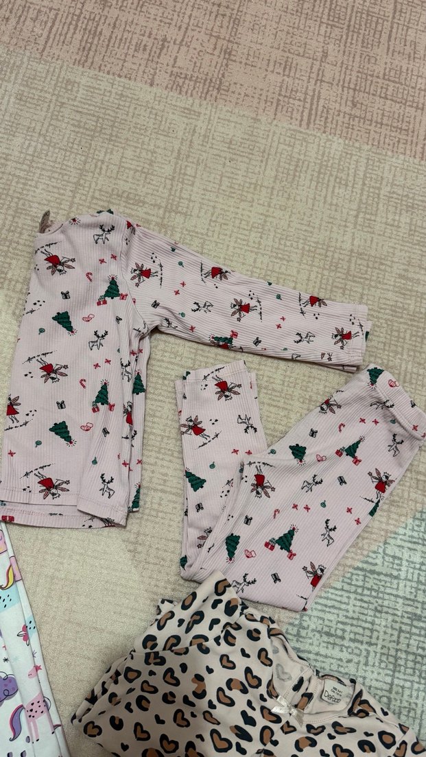 Kız Çocuk pijama takımı 5-6 yaş - Görsel 3