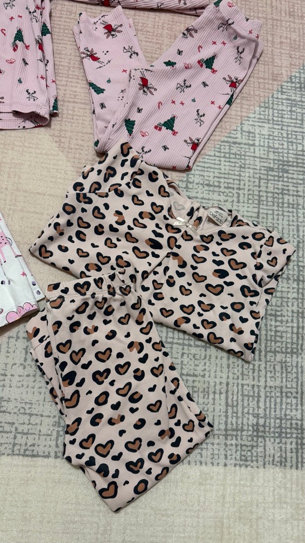 Kız Çocuk pijama takımı 5-6 yaş - Görsel 4