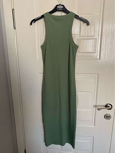 oxxo Yeşil uzun kalem elbise