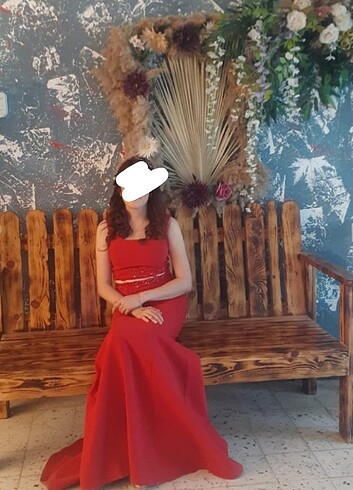 Balık model abiye elbise