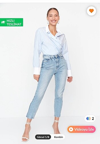 trendyol mom jean